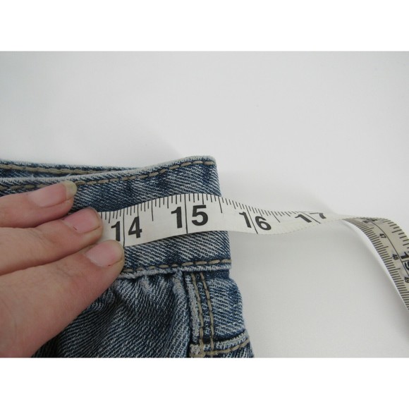 Baileys Pt Black Mens Straight Blue Jeans Distressed Size 30x30 - Picture 7 of 9